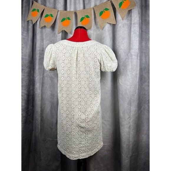 Worthington Elegant Lace Dress Size 4 Color Ivory/Silver - Picture 2 of 5